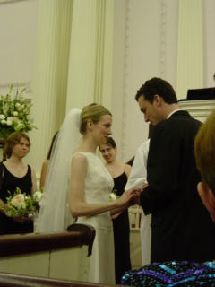 Alee and Derek at the Altar